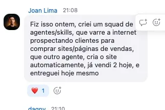 Agente de I.A no WhatsApp em conversa real