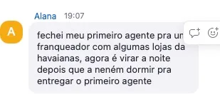 Agente de I.A no WhatsApp em conversa real